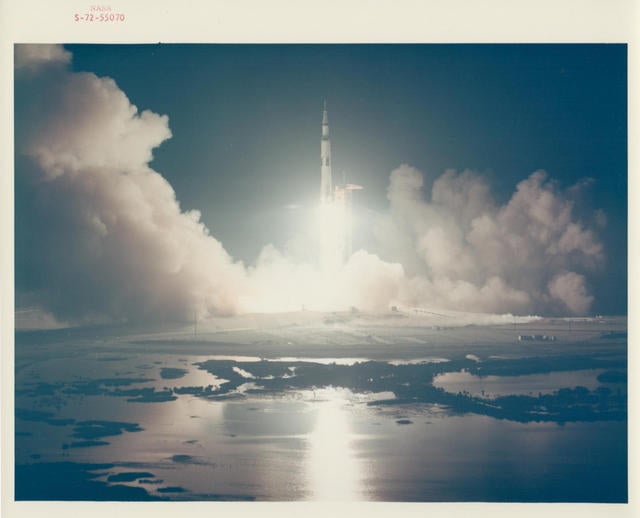 Vintage photos from space